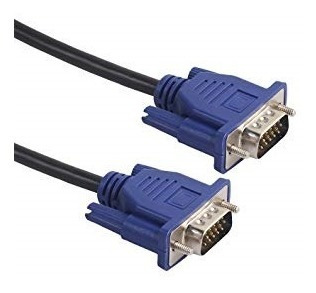 Cable Vga Macho Macho 5 Metros De Largo 15 Pin Doble Filtro