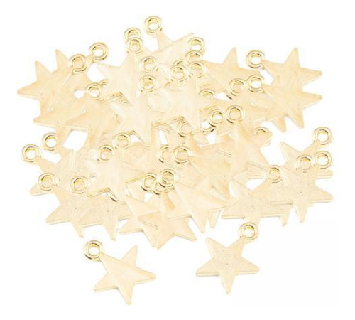 5 Paquete De 2-6 50x Dijes De Estrella De Cinco 5 Piezas