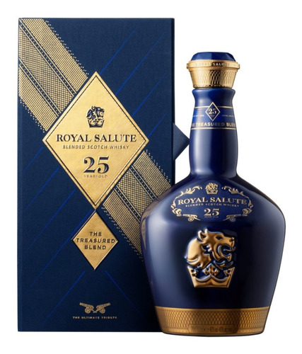 Whisky Chivas Regal 25 Años Royal Salute Con Estuche Escoces