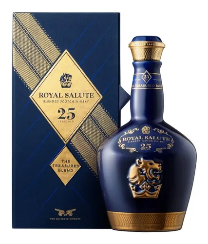 comprar Whisky Chivas Regal 25 Años Royal Salute Con Estuche Escoces