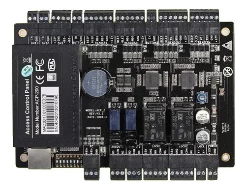 20 Unid. Placa Controladora De Acesso Zkteco C3-200 Tcp/ip