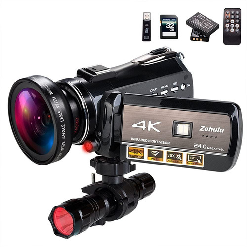 4k Wifi Full Spectrum Camcorders Ultra Hd Infrared Nocturna