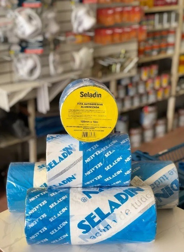 Imagem 5 de 6 de Manta Asfaltica Aluminizada Seladin 15 Cm X 10 Metros