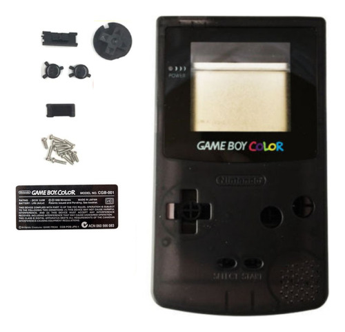 Carcasa De Repuesto Transparente Para Nintendo Gameboy Color