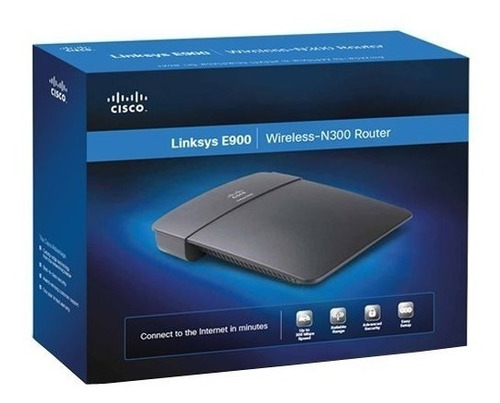 Roteador Wireless N300 Mbps 2,4ghz Linksys E900 Br