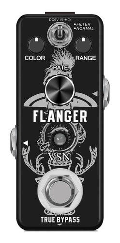 Pedal De Guitarra Flanger Analógico Vsn Timbre Boss Mxr Etc!