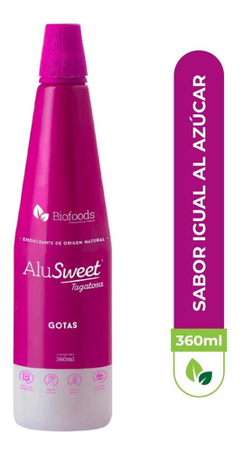 Alusweet Tagatosa Gotas 360 Ml Biofoods