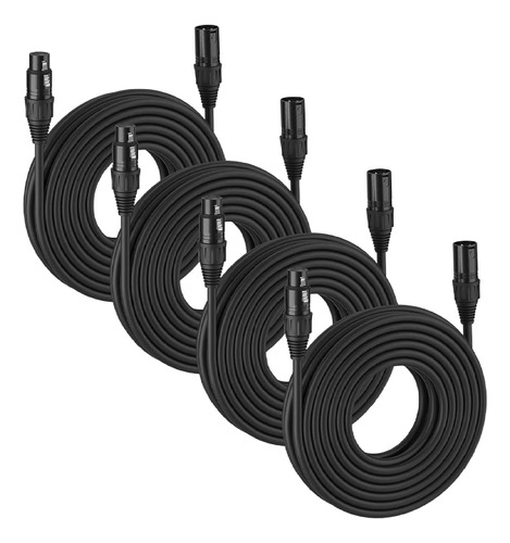 Cable Dmx Flexible De 25 Pies 3 Pines Xlr Macho Hembra ...