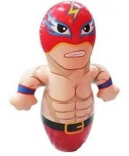 Muñeco Inflable Punch Bop Bags Pirata+boxeador Niños Intex P