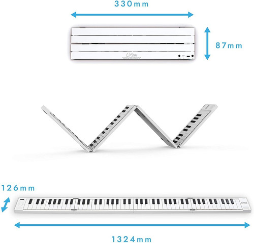 Piano Plegable De 88 Teclas Folding Piano 88 Carry-on