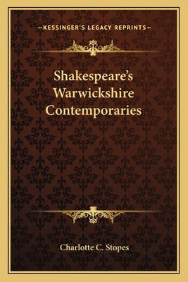 Libro Shakespeare's Warwickshire Contemporaries - Stopes,...