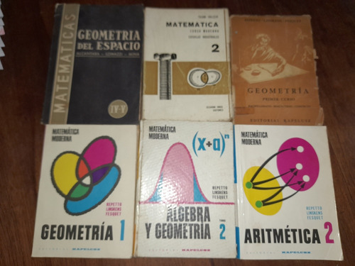 Geometría Aritmética Álgebra 6 Libros Repetto Tajani Y Otros