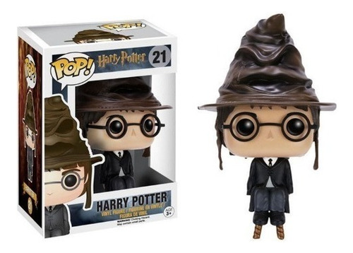 Figura de acción  Harry James Potter With Sorting Hat de Funko Pop! Movies