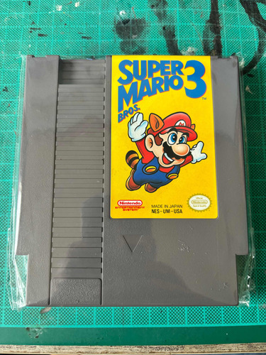 Súper Mario Bros 3 Nes Primera Edición Original