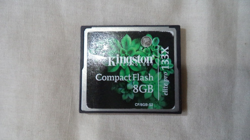 Memoria Compact Flash 8gb Kingston Elite Pro 133x