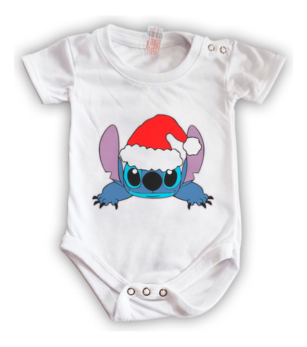 Pañalero Stitch Navidad