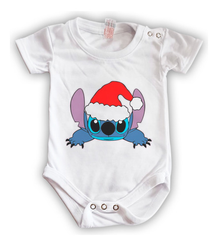 Pañalero Stitch Navidad 