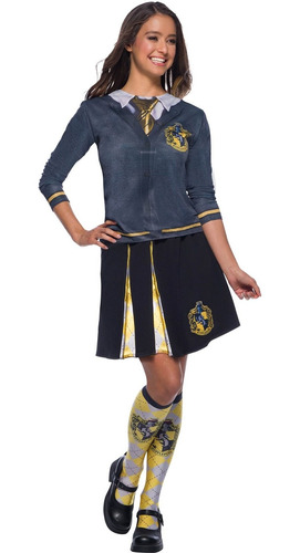 Falda Talla Única Para Mujer De Hufflepuff Harry Potter,