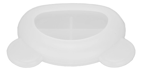 Jabonera De Resina Y Silicona Con Forma De Oso, Bandeja Con