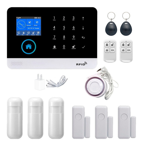 Alarma Touch Casa Negocio Gsm Wifi App Sensores Inalambricos