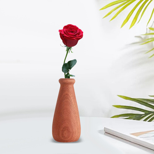 Florero De Madera, Soporte Para Maceta, Decoración De