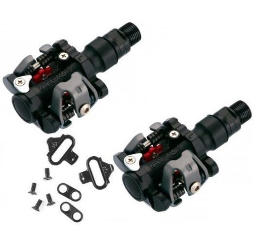 Pinza de pedales Wellgo M919 Mtb Preto C/Tacos = M505 M520 Mtb