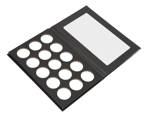 Paleta De Maquillaje En Polvo Empty Diy Eyeshadow Black 15