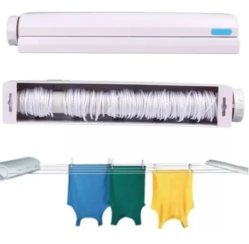 Tendedero Retractil Secador De Ropa Colgador Retractil Pared