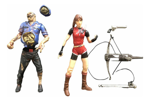 Resident Evil 2 - Claire Redfield And Zombie Cop - Toy Biz