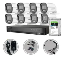Comprar Kit Seguridad Dvr 16ch Hikvision + 8 Camara 2mp Colorvu +1tb