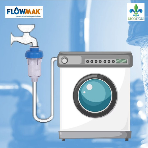 Filtro Antisarro Calefon, Lavadoras Transparente - Flowmak