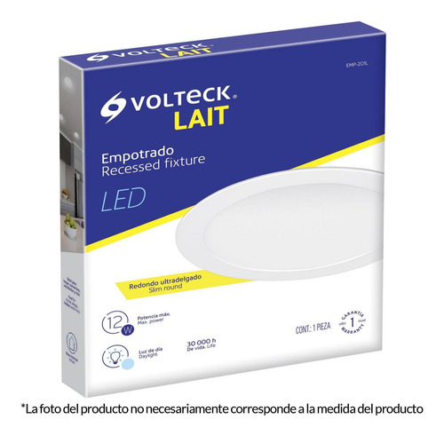 Luminario Empotrado 90 Leds Redondo Voltech 48548
