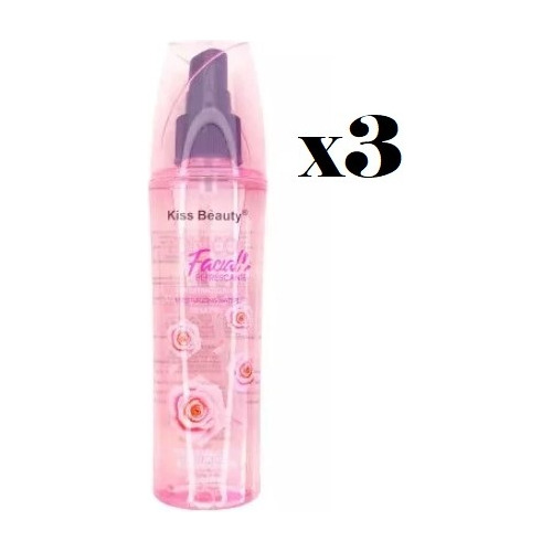 Tónico Facial Spray Refrescant Durazno Coco Rosa Kiss Beauty