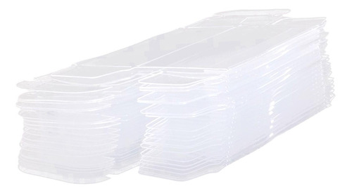 20 Piezas Caja Transparente De Pvc 1/64, Fundas