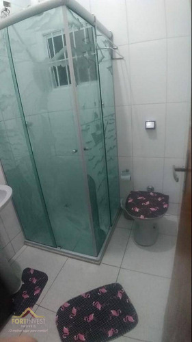 Imagem 7 de 14 de Casa Em Praia Grande, Vila Mirim, Localizado Há 600 Metros Da Praia, Próximo Ao Comércio Local E Futuro Shopping, 2 Dormitórios. - Ca0929