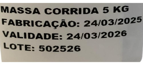 Massa Corrida 25kg Secagem Ultra Rápida - Multiperfil