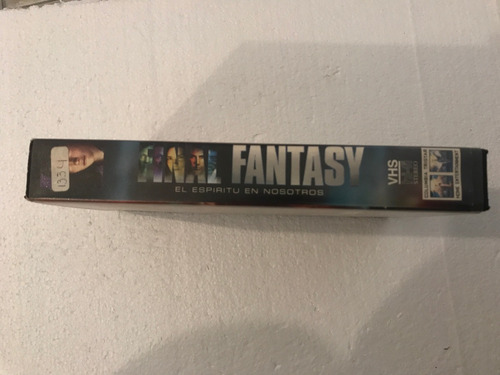 Vhs Original Final Fantasy El Espiritu En Nosotros Aki Ross (Usado)