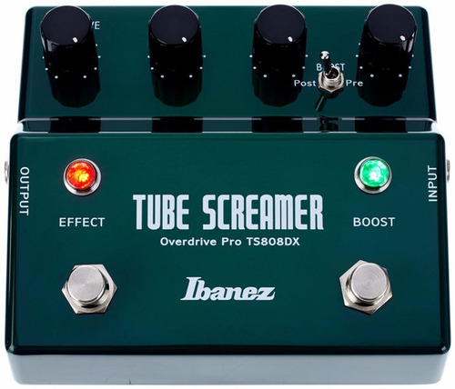 Pedal De Efecto Ibanez Tube Screamer Ts808dx Overd Booster