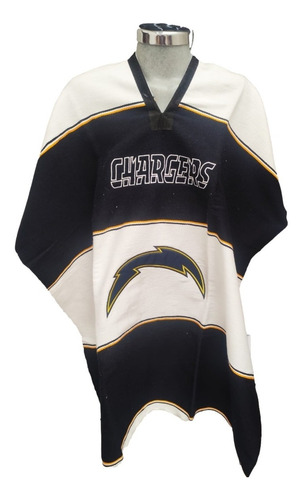 Jorongo Chargers Los Angeles Nfl Mexicano Artesanal Bordado