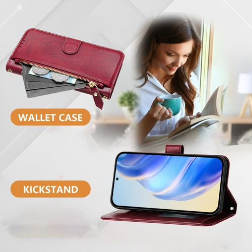 Funda Multifuncional Para Xiaomi 14t Pro/poco F6, Con Correa