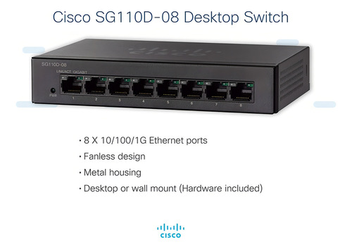 Switch Cisco SG110D-08