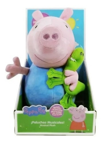 Peluche Musical Plush 30cm Peppa Pig / George Hasbro 8607