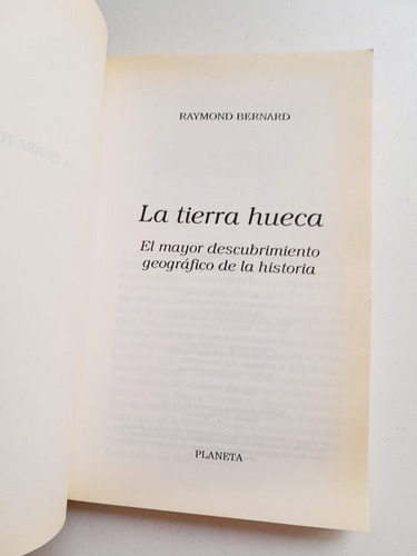 La Tierra Hueca - Raymond Bernard (Usado)