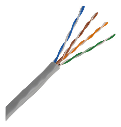 Cable De Red Utp Cat5e Gris Interior 305m + Pinza Ponchadora