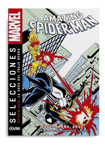 Comic Spiderman La Saga Del Traje Negro 3 Arde Araña  Marvel