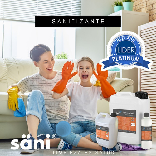 Sanitizante Liquido, Concentrado 10 Lt Rinde Hasta 4000 Lts