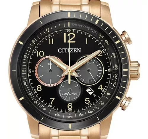 Citizen Reloj para hombre con movimiento Eco-Drive, Tono plateado, Case  diameter-dimension 43 mm Case thickness 12 mm, Casual
