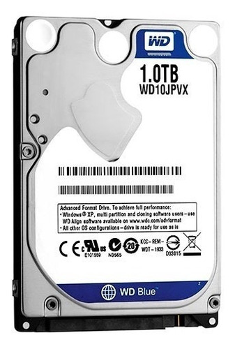 Disco Duro Western Digital Blue Wd10jpvx, 1tb Sata 