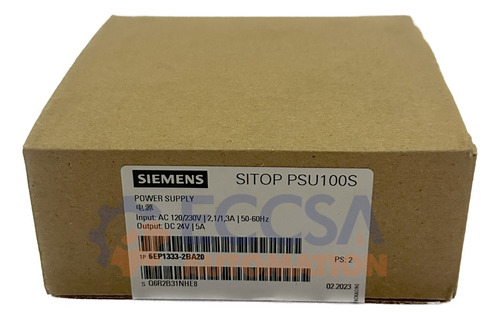 Fuente Siemens 6ep1333-2ba20 24v/5a