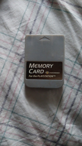 Memoria Card De Ps1 (Usado)